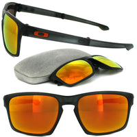 Oakley Sunglasses Sliver F OO9246-06 Grey Ink Fire Iridium Polarized