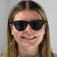 Ray-Ban Sunglasses Wayfarer II RB2185 901/31 Black Green
