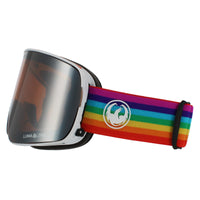 Dragon Ski Goggles NFX2 40458-960 Danny Davis Signature Lumalens Silver Ionized and Light Rose