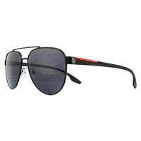 Prada Sport Sunglasses 54TS 1AB5Z1 Black Grey Polarized