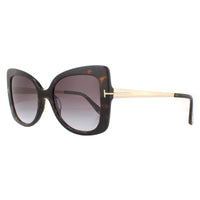 Tom Ford Sunglasses Gianna FT0609 52T Dark Havana Bordeaux Gradient