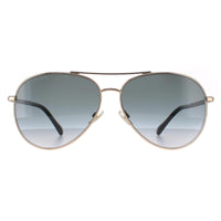Jimmy Choo Sunglasses DEVAN/S RHL 9O Gold Black Dark Grey Gradient