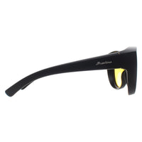 Montana Fit Over Glasses Night Driving Sunglasses FO8 C Matte Black Yellow Polarized