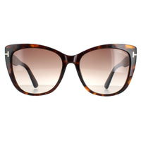 Tom Ford Sunglasses FT0937 Nora 52K Dark Havana Roviex Gradient