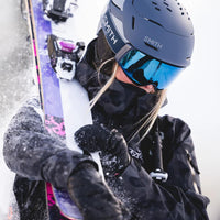 Smith Ski Goggles 4D Mag 3P2 4B Royal Navy ChromaPop Everyday Blue Mirror & CP Storm Blue Sensor Mirror