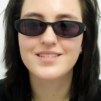 Gucci Sunglasses GG1680S 002 Black with Silver Crystal Stud Detail Grey