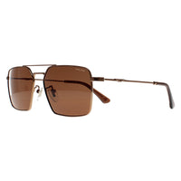 Police Sunglasses SPLL07M Origins Lite 15 08FF Shiny Grey Gold Brown