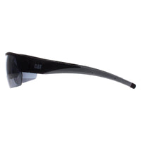 Caterpillar Sunglasses CTS-8022 104P Matte Black Solid Smoke Polarized