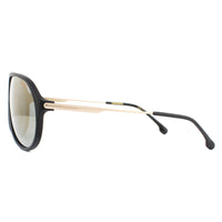 Carrera Sunglasses Hot 65 I46/JO Matte Black Gold Grey Bronze Mirrored