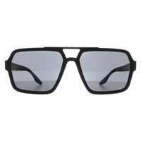Prada Sport Sunglasses PS01XS DG002G Black Rubber Dark Grey Polarized
