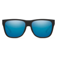 Smith Sunglasses Lowdown 2 003 QG Matte Black ChromaPop Polarized Blue Mirror