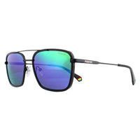 Polaroid Sunglasses 6115/S RNB FG Black Blue and Green Polarized