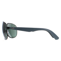 Ray-Ban Sunglasses 3526 006/71 Matt Black Grey Green