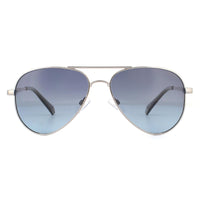 Polaroid Unisex Aviator Sunglasses PLD 6012/N/NEW 6LB WJ Ruthenium Grey Frame - Gradient Polarized Lens