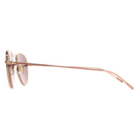 Oliver Peoples Sunglasses OV1226S Cade 5037E4 Rose Gold Burgundy Dark Violet Mirror Gold