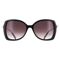 Ted Baker Sunglasses TB1773 Vallie 001 Gloss Solid Black Dark Grey Gradient
