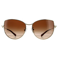 Michael Kors Sunglasses MK1062 101413 Light Gold Brown Smoke Gradient