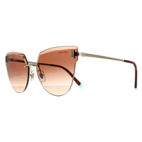 Tiffany Sunglasses TF3070 60213B Pale Gold Brown Gradient
