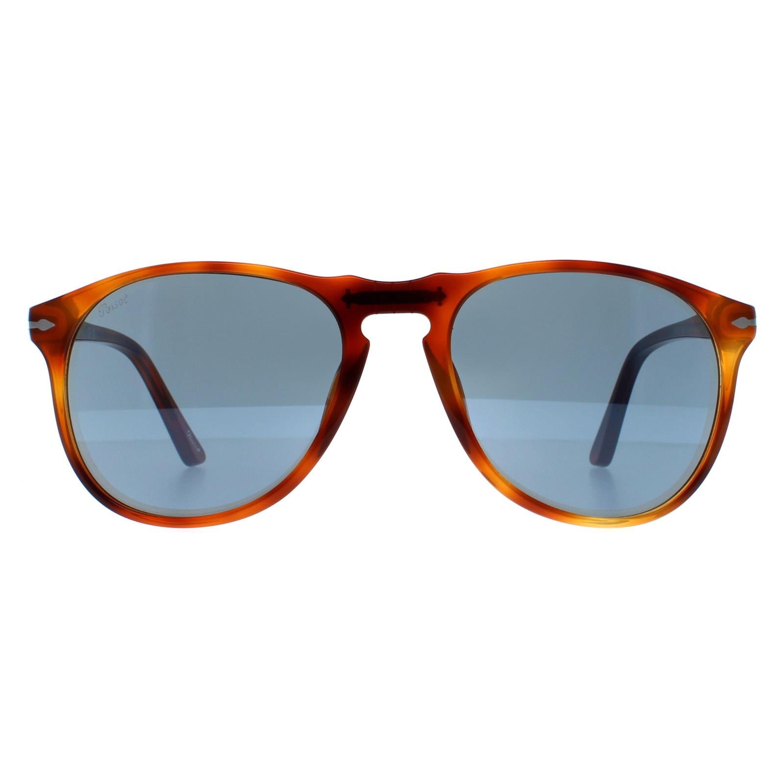 Persol PO 9649S 55mm 96/56 Tarra Di Siena Light Blue aviator Italy – Shade Review Store Persol PO 9649S 55mm 96/56 Tarra Di Siena Light Blue aviator Italy – Shade Review Store