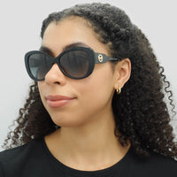 Michael Kors Sunglasses MK2120 30058G Black Dark Grey Gradient