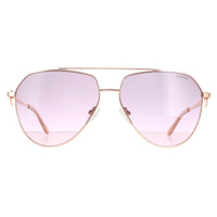 Guess Sunglasses GF6140 28T Shiny Rose Gold Bordeaux Gradient