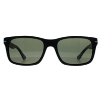 Persol Sunglasses PO3048S 900058 Black Green Polarized
