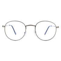 Montana Reading Glasses HBLF54 Gunmetal Grey Blue Light Block +3.00