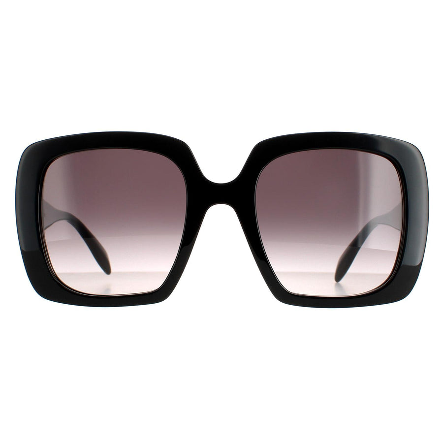 Alexander McQueen AM0378S Sunglasses Black Grey Gradient