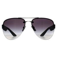 Prada Sport Sunglasses PS55YS 1BC09U Silver Grey Gradient