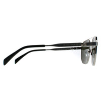 Alexander McQueen Sunglasses AM0458S 003 Silver Green