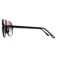 Tom Ford Sunglasses Spencer 02 FT0998 01B Shiny Black Smoke Gradient