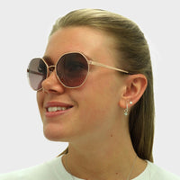 Michael Kors Sunglasses MK1072 110814 Rose Gold Brown Pink Gradient