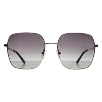 Skechers Sunglasses SE6266 32D Shiny Pale Gold Smoke Polarized