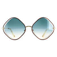 Chloe Sunglasses CE159S Poppy 863 Havana and Gold Blue Gradient