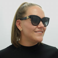 Dolce & Gabbana Sunglasses DG4407 501/8G Black Grey Gradient