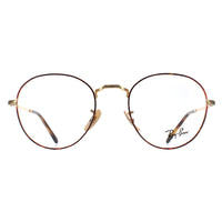 Ray-Ban Glasses Frames RX3582V David 2945 Havana on Gold Men Women