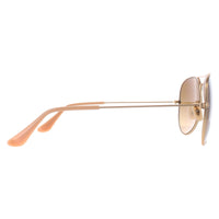Ray-Ban Sunglasses Aviator 3025 112/M2 Shiny Gold Brown Gradient Polarized