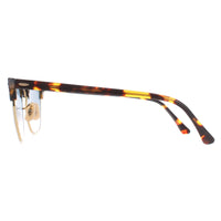 Ray-Ban Sunglasses Clubmaster 3016 13353F Yellow Havana Light Blue Gradient