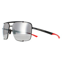 Porsche Design Sunglasses P8919 A Black Red Mercury Silver Mirror