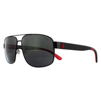 Polo Ralph Lauren Sunglasses 3112 903887 Matte Black Grey