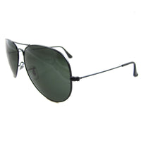 Ray-Ban Sunglasses Large Aviator 3026 Black Green L2821