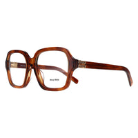 Miu Miu Glasses Frames MU03YV 26E1O1 Striped Tobacco Women