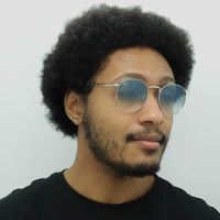 Ray-Ban Sunglasses RB3637 New Round 003/3F Silver Blue Gradient