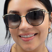 Bvlgari Sunglasses 6083 203013 Brown & Pale Gold Brown Gradient