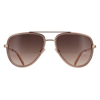 Quay Sunglasses All In Medium 45289 Doe Brown Gradient