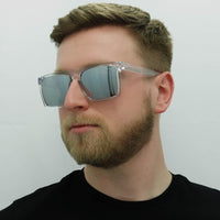 Hugo by Hugo Boss Sunglasses HG 1069/S 900 T4 Crystal Silver Mirror