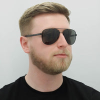 Hugo Boss Sunglasses BOSS 0761/S 10G NR Matte Black Grey