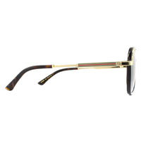 Gucci Sunglasses GG0200S 001 Black and Gold Green