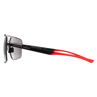 Porsche Design Sunglasses P8919 A Black Red Mercury Silver Mirror