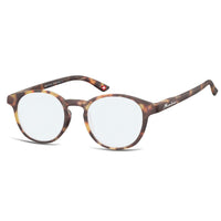 Montana Reading Glasses BLF52 F 0.00 Tortoise Men Women Blue Light Blocking